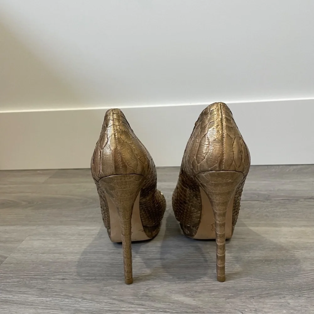Alexandre Birman Saks Fifth Avenue Tan Pumps